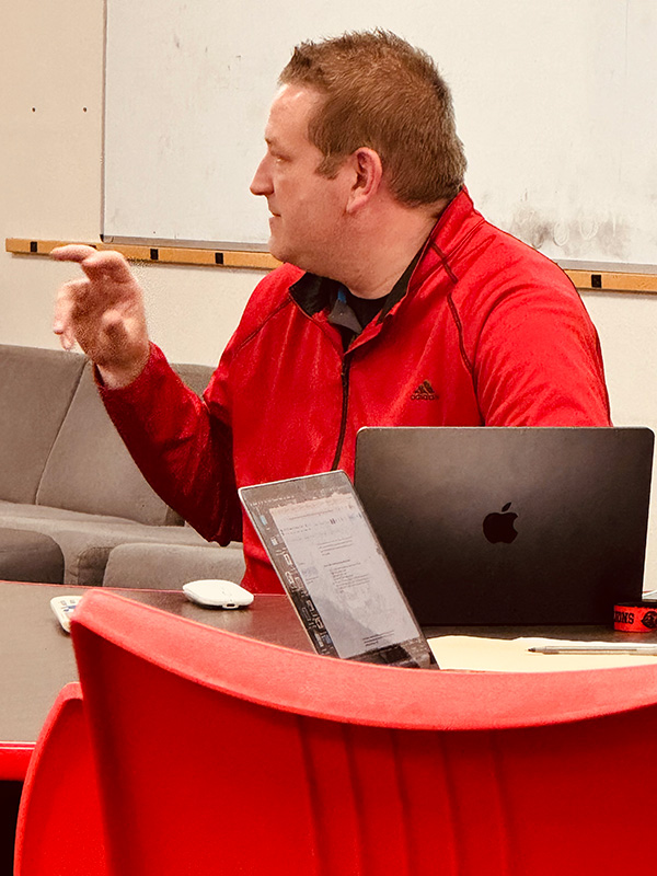 Spring Grove School Principal Matt Rosaaen. Photo by Charlene Corson Selbee