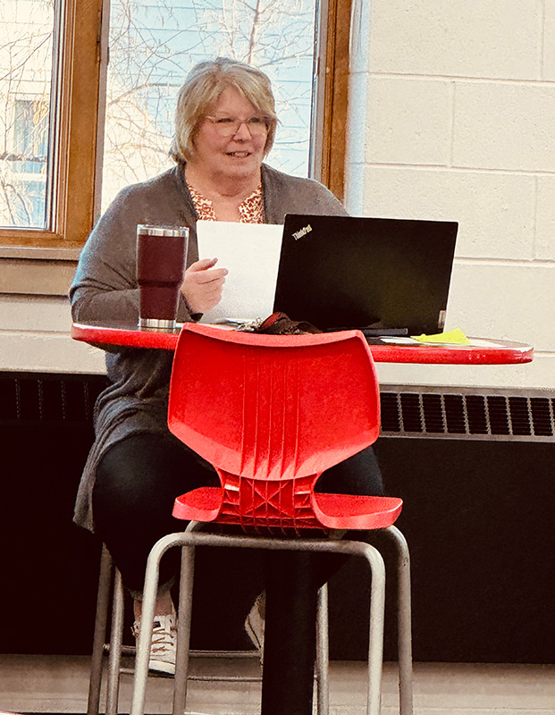 Spring Grove District accountant, Tanya Elton. Photo by Charlene Corson Selbee