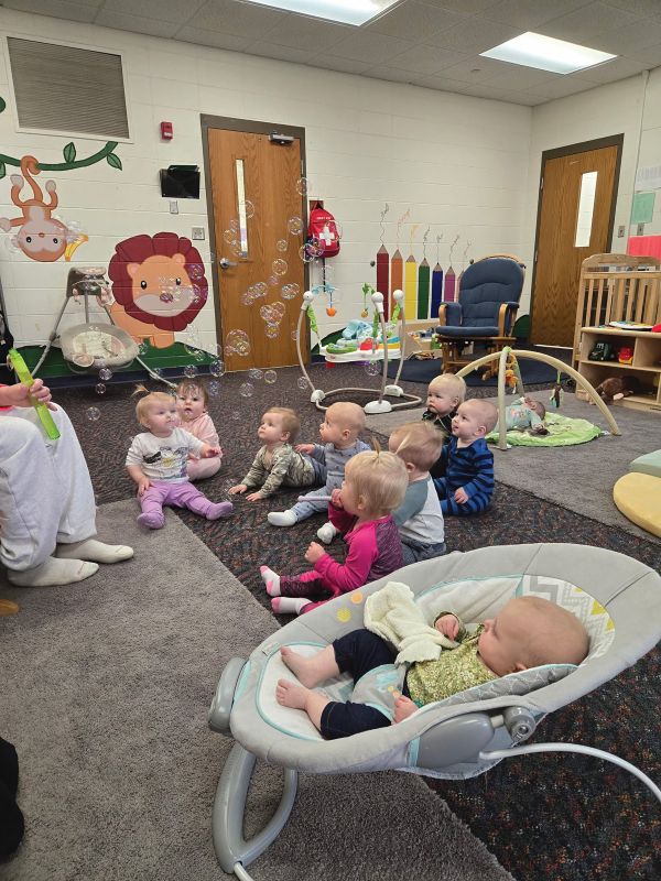CAPS Care babies LOVE bubbles! Photo submitted