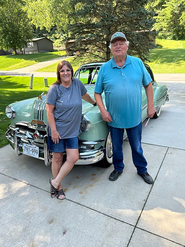 Sandy, Joe and Zeke pose together before Joe drove him back to Harmony. Photo submitted