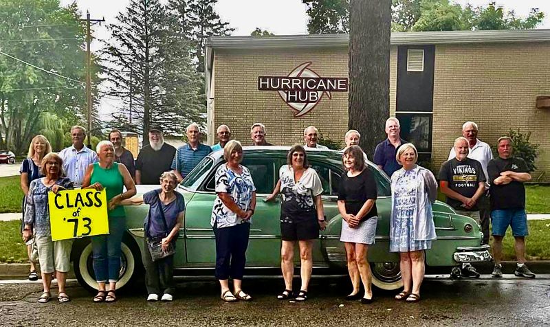 Zeke attended the 50th class reunion of the Houston High School’s class of 1973. Photo submitted