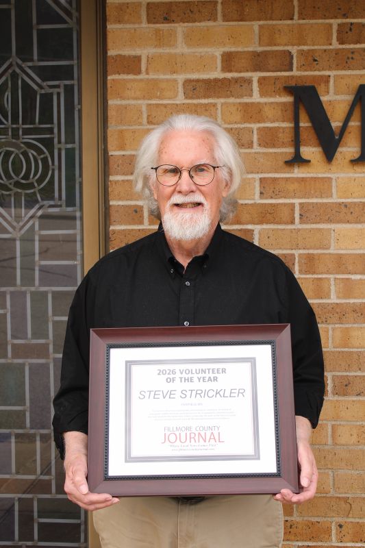 Steve Strickler has volunteered his time with the Chatfield Community Food Shelf, Chatfield United Methodist Church, Meals on Wheels, Chatfield Brass Band, Chatfield Music Library, and Wits’ End Theatre. Photo by Jason Sethre
