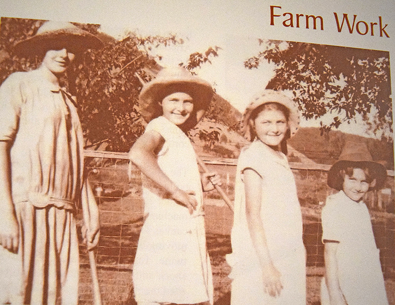 Hi-ho, hi-ho, it’s off to work we go! Sisters Ardelle, Eloise, Betty and Anita Hartman, ca 1928.Photo submitted