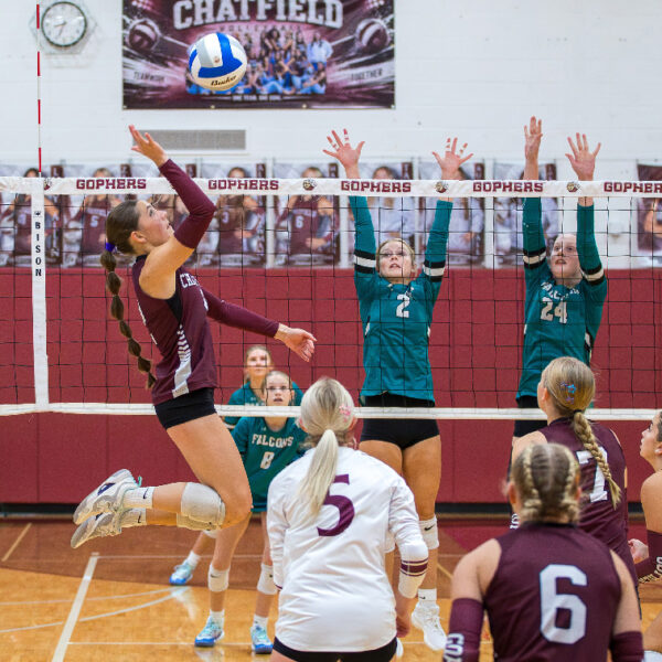 Volleyball: Falcons Notch League Wins, Continue to Lead TRC